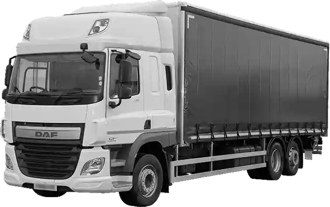Трехосный грузовой автомобиль DAF с тентованным кузовом — Азбука переезда